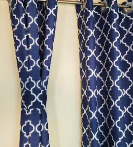 Royal Blue Curtains From Queen Set