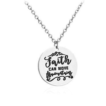 Faith Can Move Mountain Necklace