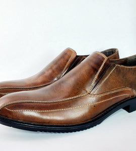 Stitched Slip-On Business Dress Shoes