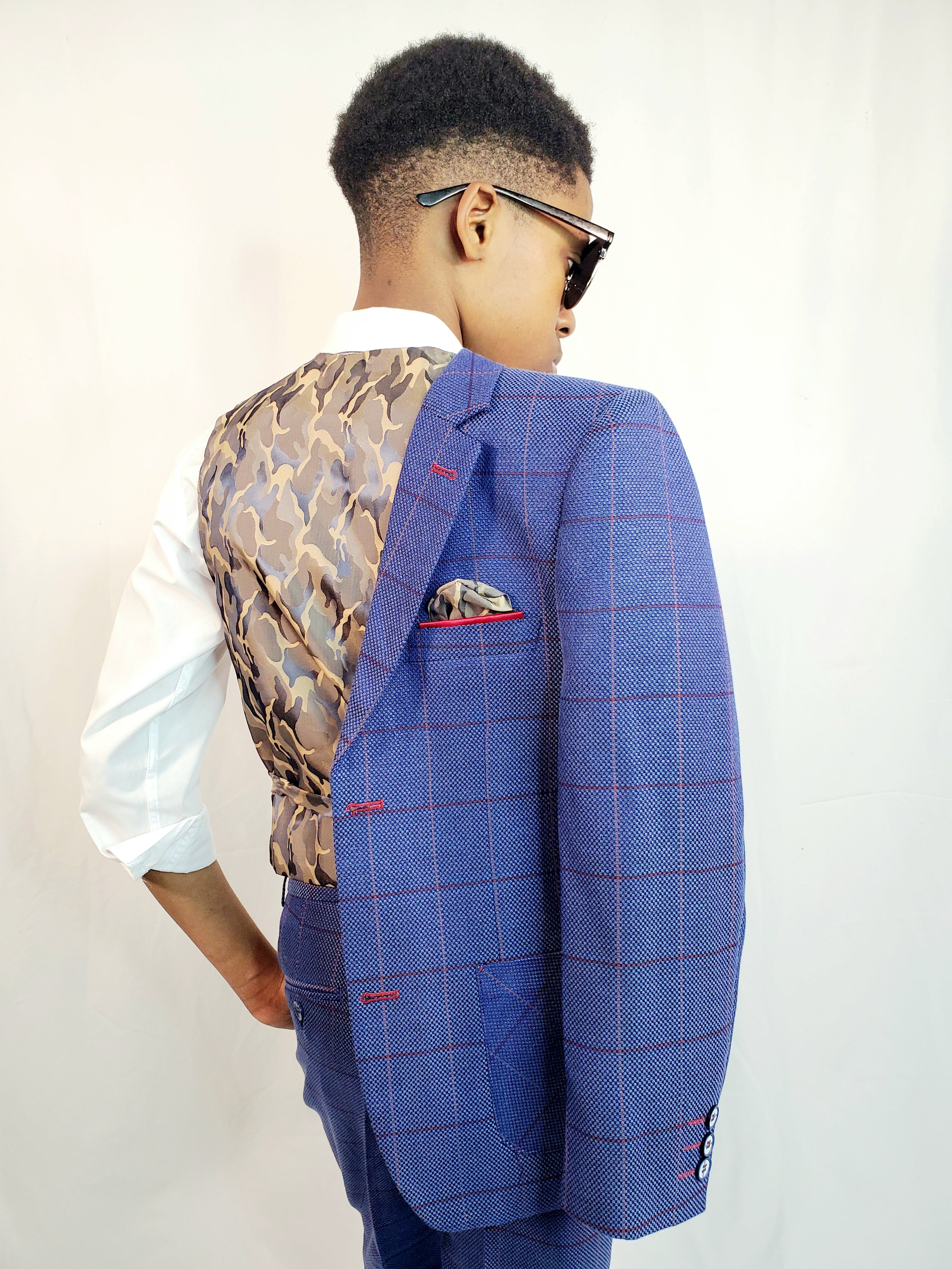 Fashionable Luxury Slim Fit Boy's Wedding Blazer Suit