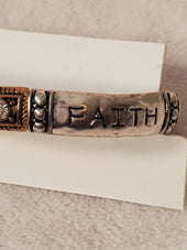 Antique Love Faith & Hope  Bracelet