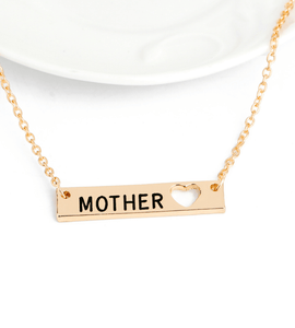 Fashion Mother Letter Necklace