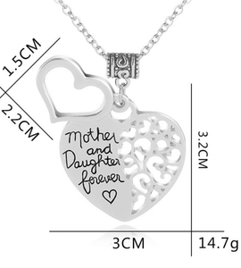 Love Lettering Mother And Daughter Necklace