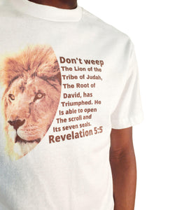 Lion Revelation 5:5 Scripture T-Shirt