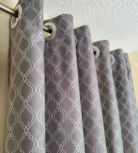 Grey Curtains From Queen Set